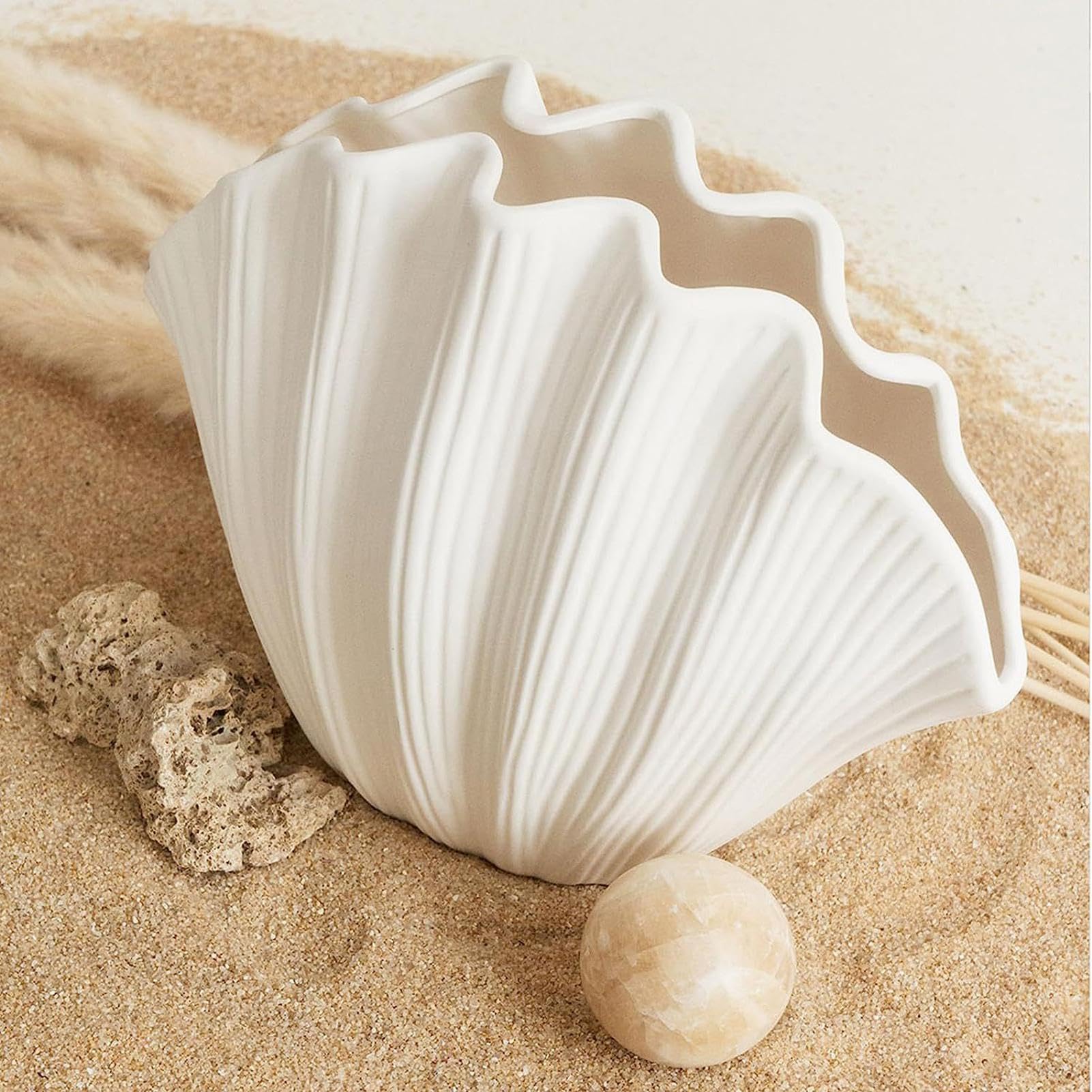 Hometown Shell Charm Ceramic Vase - Miss One