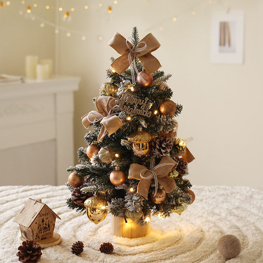 Tabletop Christmas Tree with Lights and Decorations - Miss One