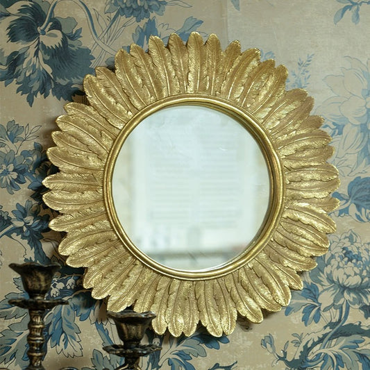 Versailles Vintage Feather Wall Mirror - Miss One