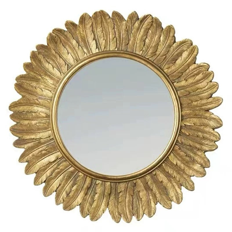 Versailles Vintage Feather Wall Mirror - Miss One