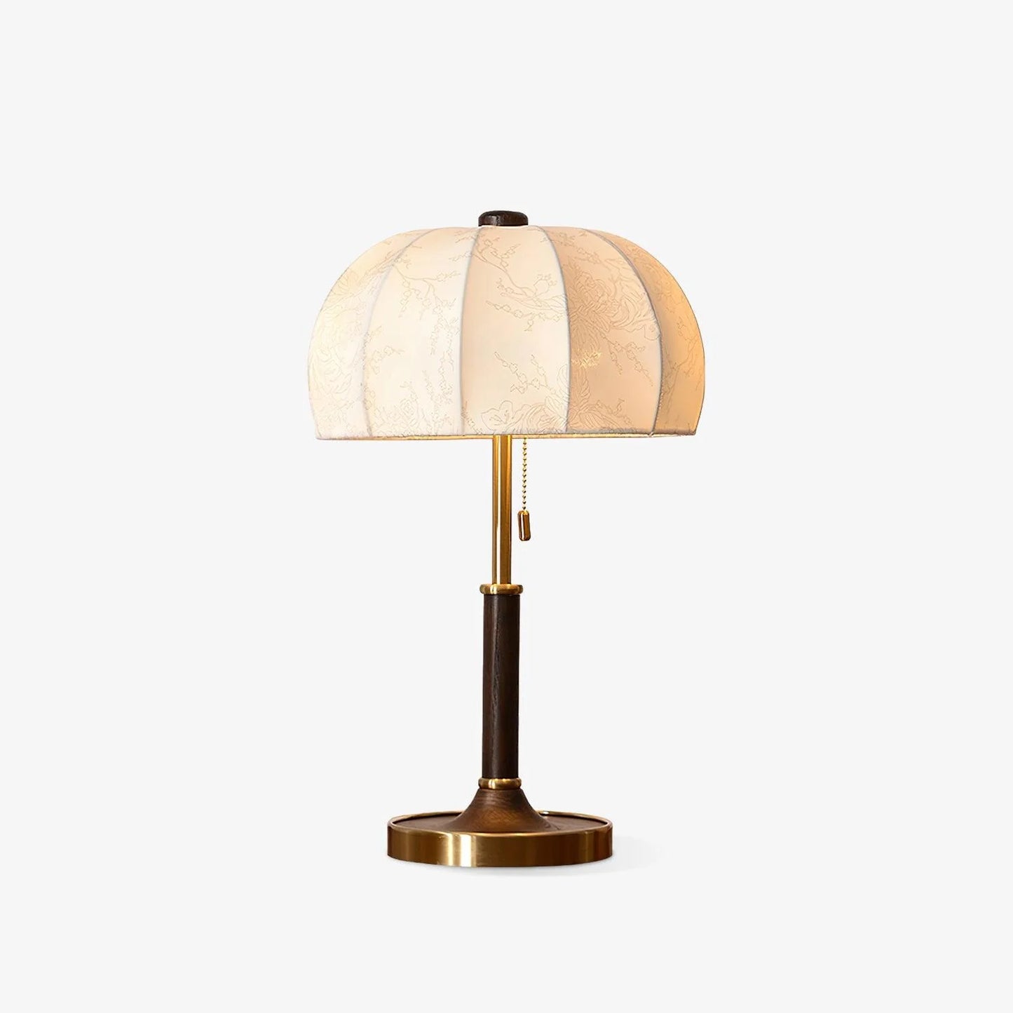 Vintage Elegance Wood Table Lamp - Miss One