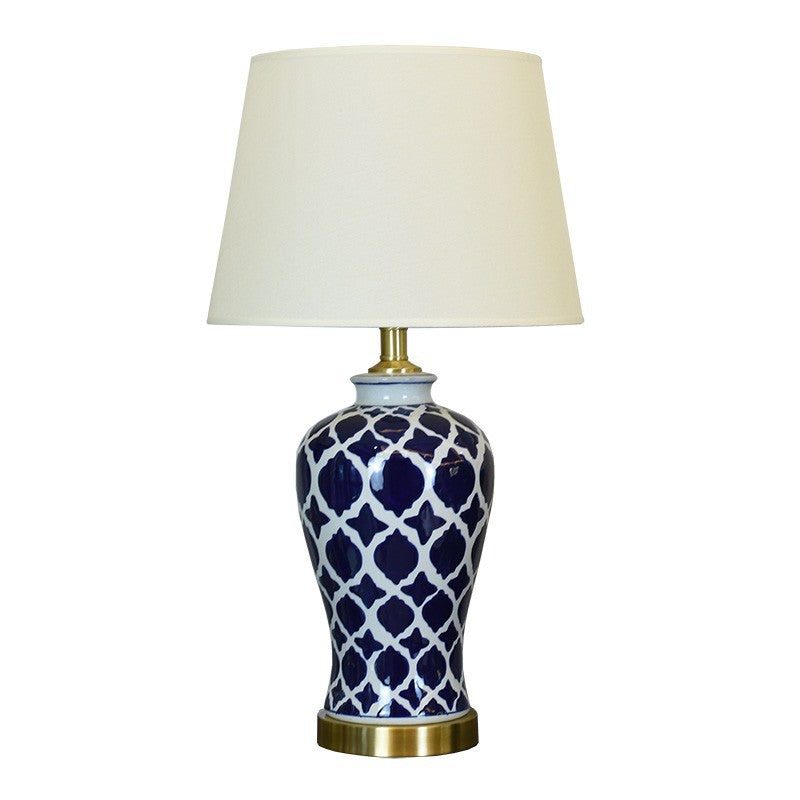 Blue Moroccan Ceramic Table Lamp - Miss One