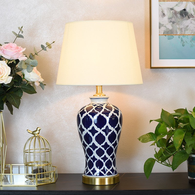 Blue Moroccan Ceramic Table Lamp - Miss One