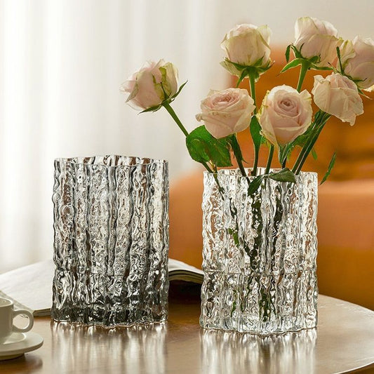 Shoppingbag Textured Glass Vase - Miss One