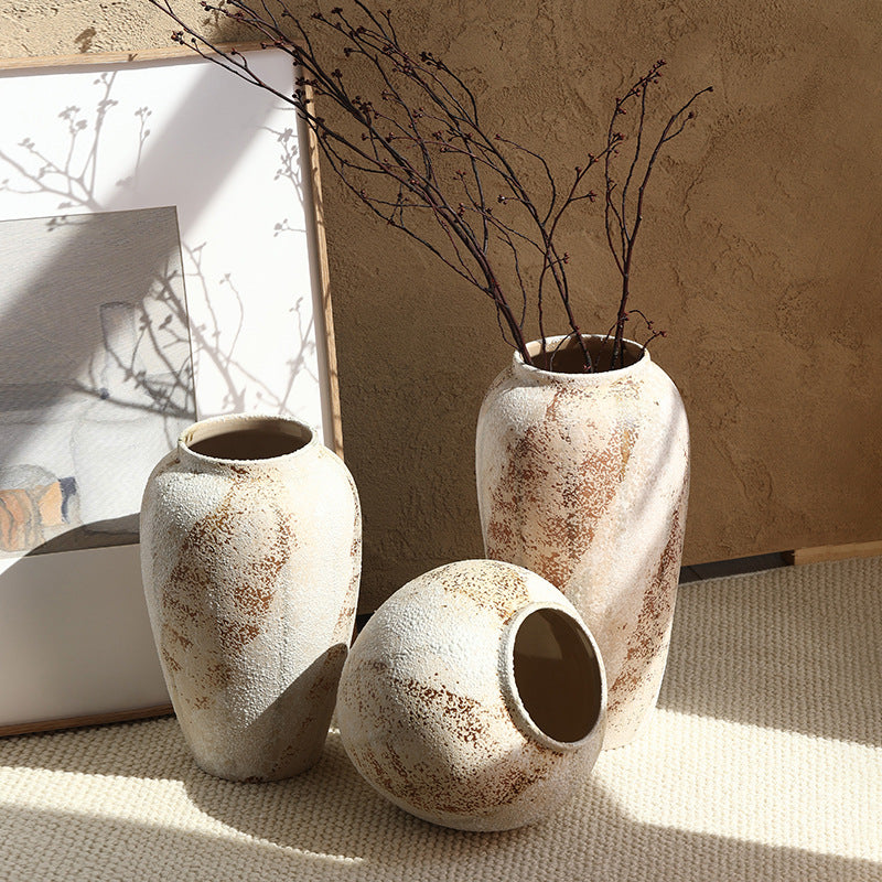 Hometown Rustic Earth Ceramic Vase - Miss One