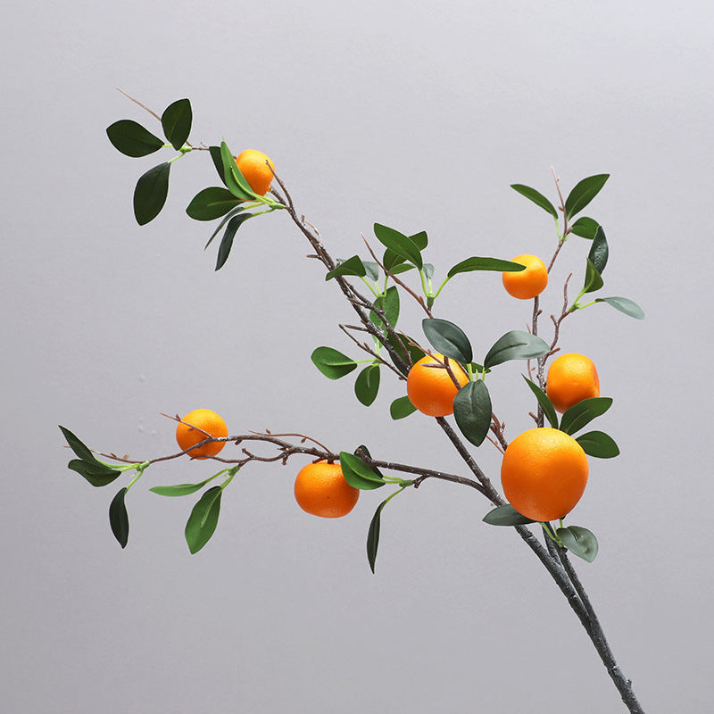 Lifelike Artificial Faux Orange Branches – Miss One