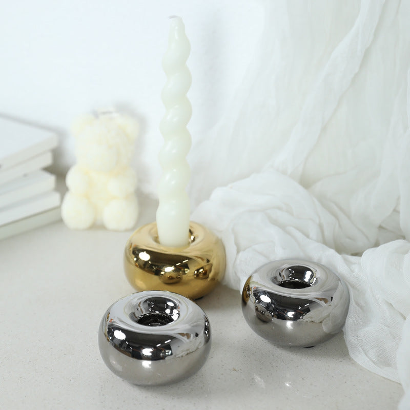 Luxe Ceramic Orbit Candle Holder - Miss One