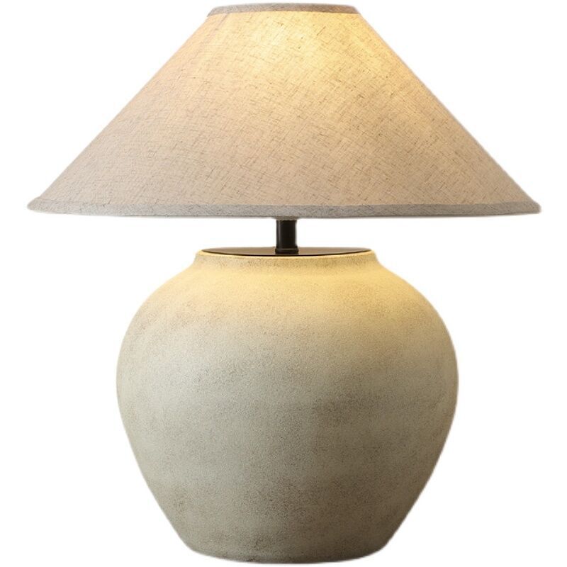 Classic Hometown Rustic Earth Ceramic Table Lamp - Miss One