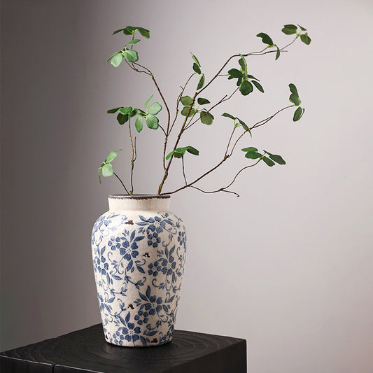 Hometown Blue Blossom Ceramic Vase - Miss One