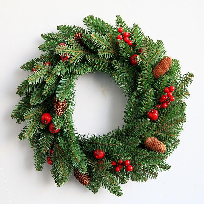 55CM Christmas Pine Wreath with Cones and Berries – Miss One