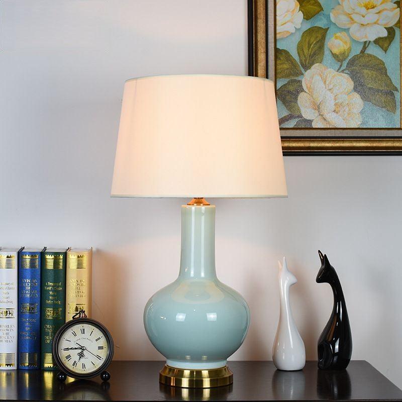 Pale blue 2024 bedside lamp